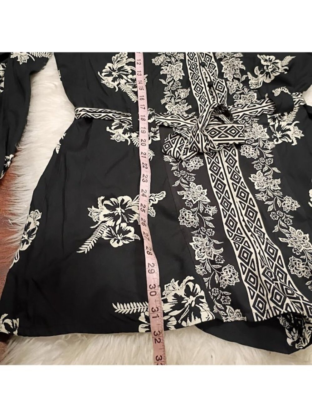 Goa Romper M Beachwear By Japna Black Floral Boho Resortwear - Picture 7 of 11